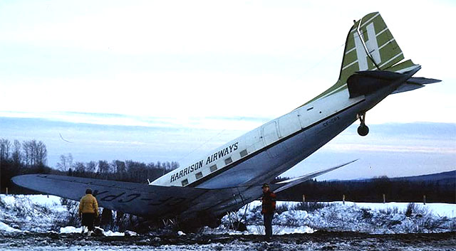 Accident at Burns Lake BC Airport 
