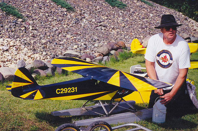 Dave Hopper and his cub.